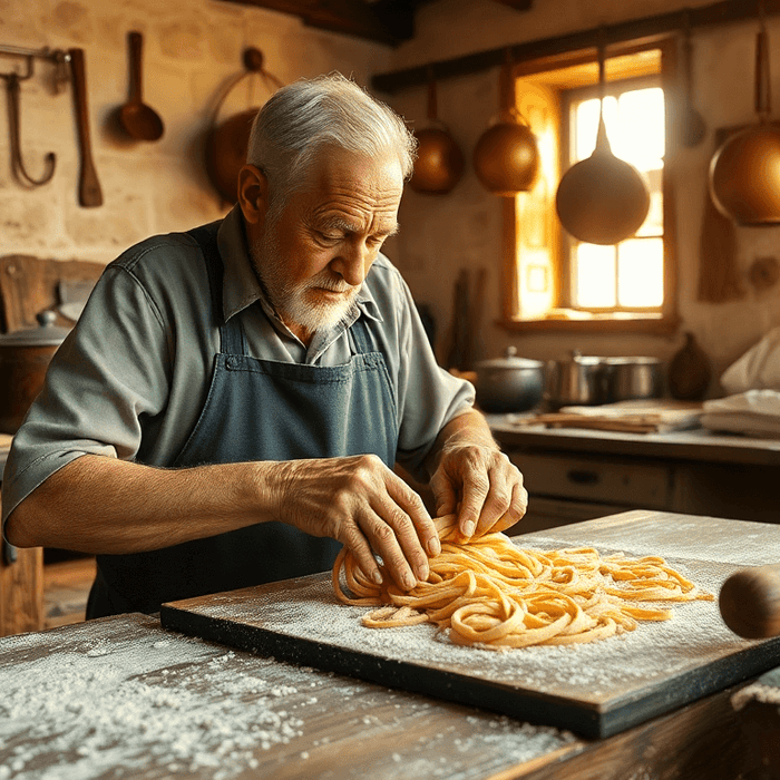Pâtes artisanales italiennes faites à la main – tradition culinaire italienne et savoir-faire familial EasyGusto