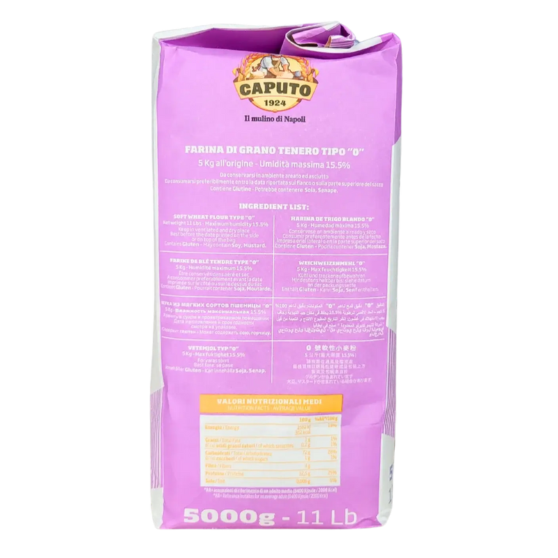Italian Soft Wheat Flour Type “0” Nuvola Caputo 5kg