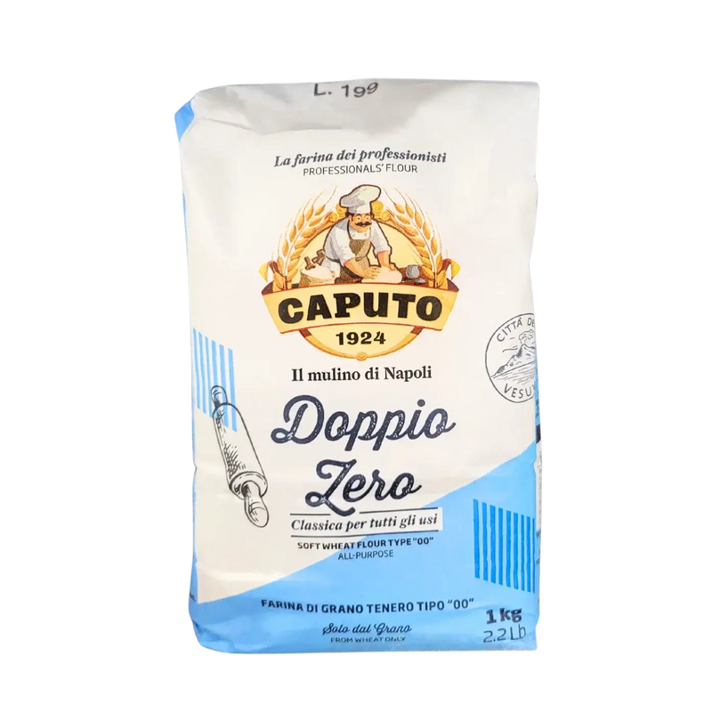 Italian Soft Wheat Flour Type “00” Classic Universal Doppio Zero Caputo 1kg