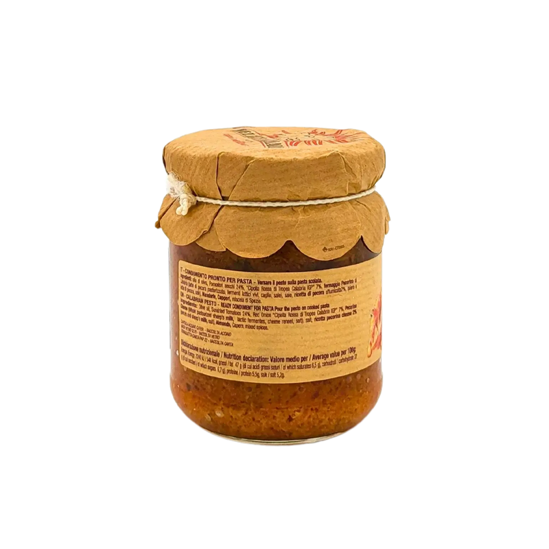 Red Pesto Calabrese Sauce Delizie di Calabria 180g