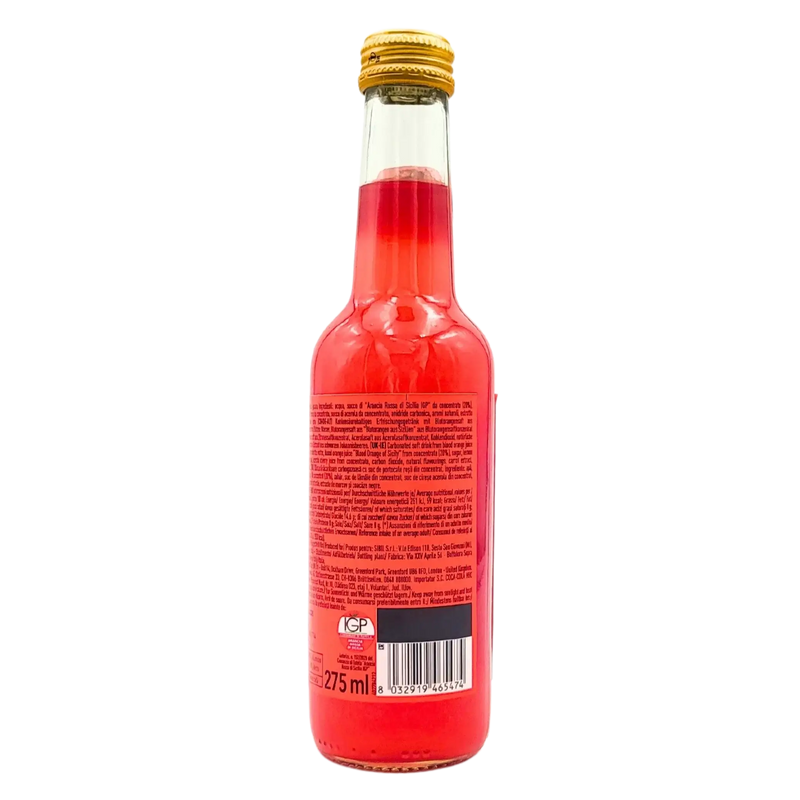 Lurisia Aranciata Rossa - Sicilian Blood Orange Soft Drink PGI 275ml