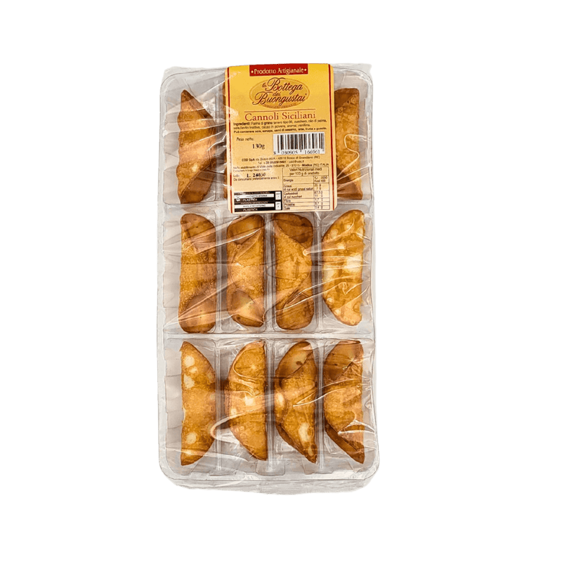 Mini Sicilian Stuffed Cannoli La Bottega Buongustai 130g