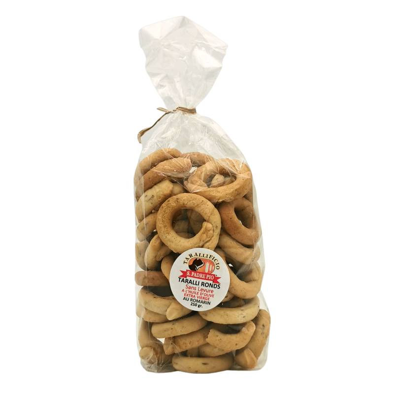 Taralli Cracker Rounds Without Yeast San Padre Pio 250g
