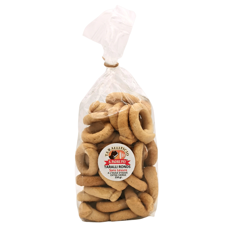 Taralli Cracker Rounds Without Yeast San Padre Pio 250g